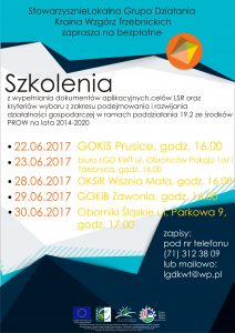 szkolenia nabór 2017